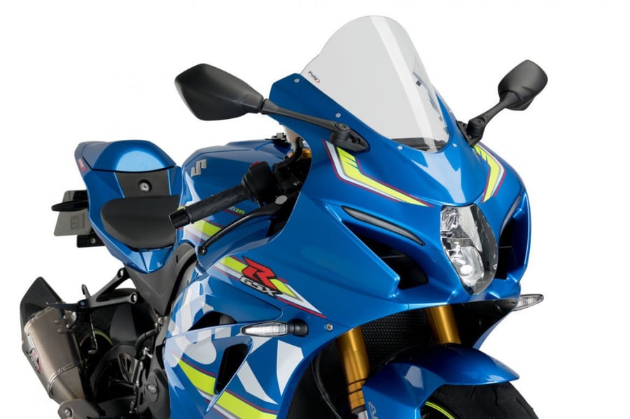 قزازة رياضيه لون شفاف من شركة بيوق الاسبانية للسوزوكي GSX-R1000/GSX-R1000R موديلات 2017-2025