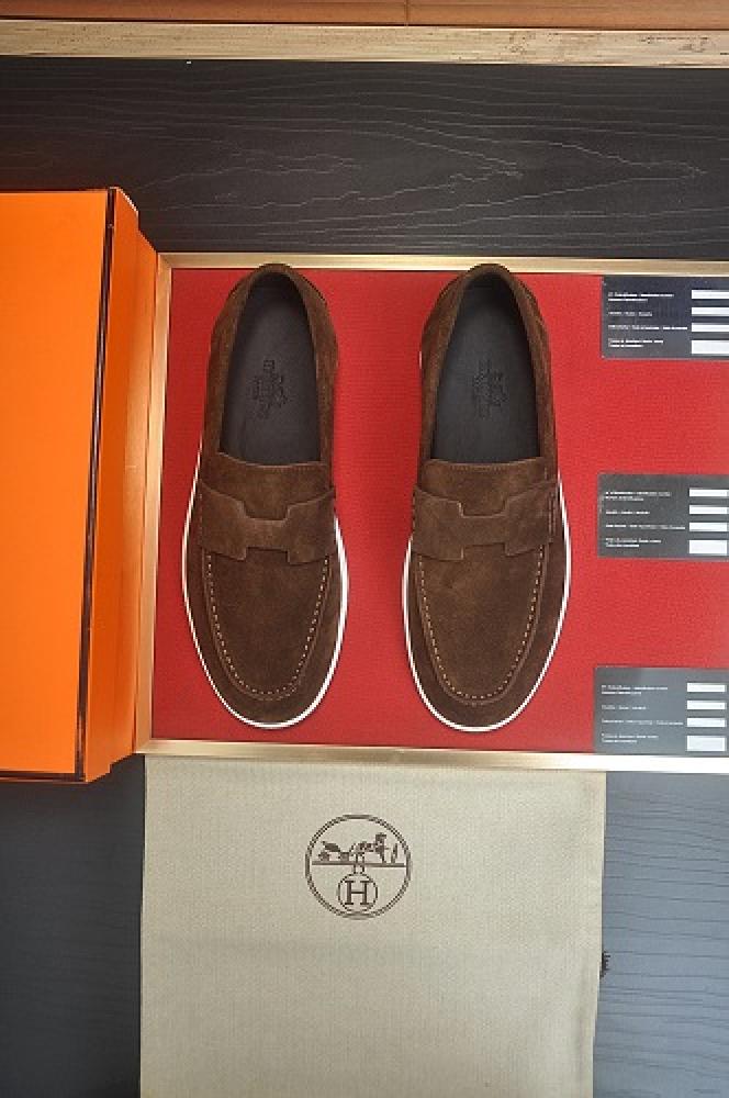 حذاء هيرمس Hermès Suede Loafer
