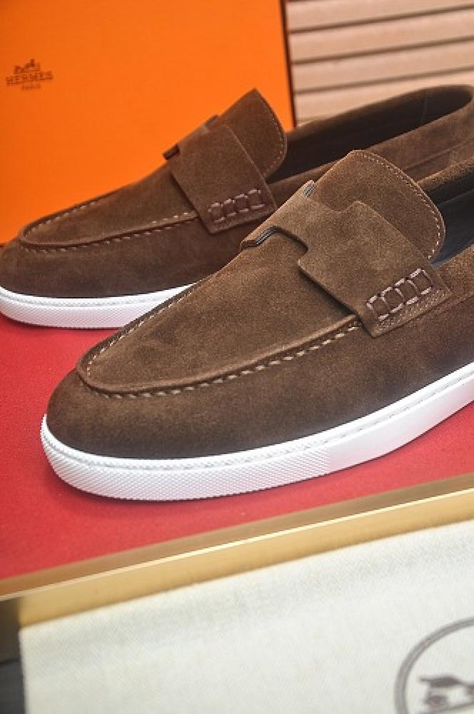 حذاء هيرمس Hermès Suede Loafer