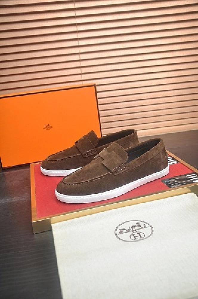 حذاء هيرمس Hermès Suede Loafer