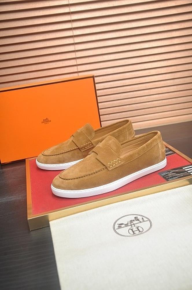 حذاء هيرمس Hermès Suede Loafer