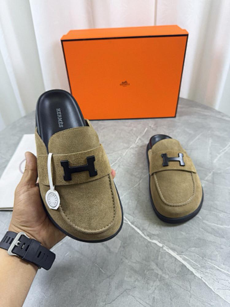 نعال هيرمس Hermès Chypre Suede