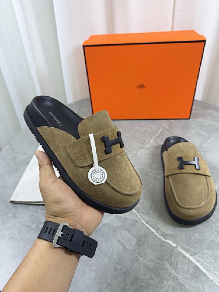 نعال هيرمس Hermès Chypre Suede