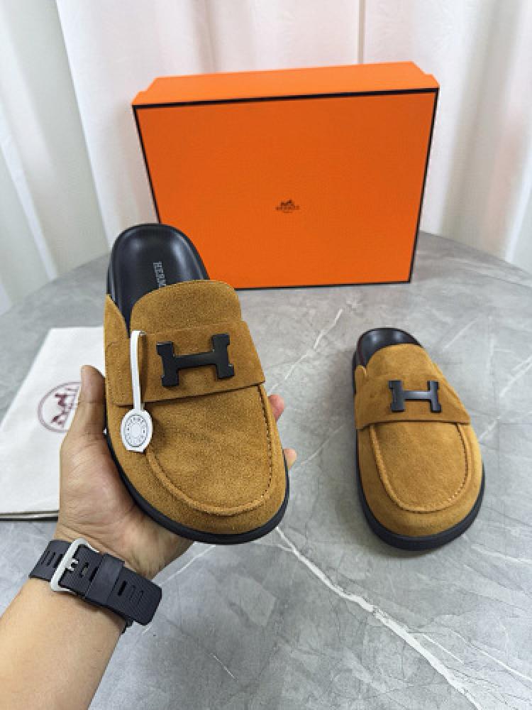 نعال هيرمس Hermès Chypre Suede