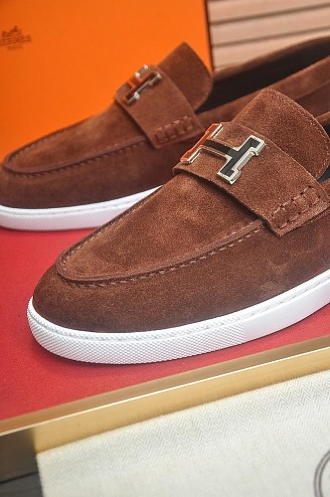 حذاء هيرمس Hermès Suede Loafer