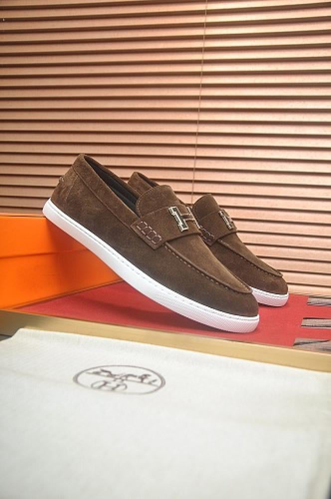 حذاء هيرمس Hermès Suede Loafer
