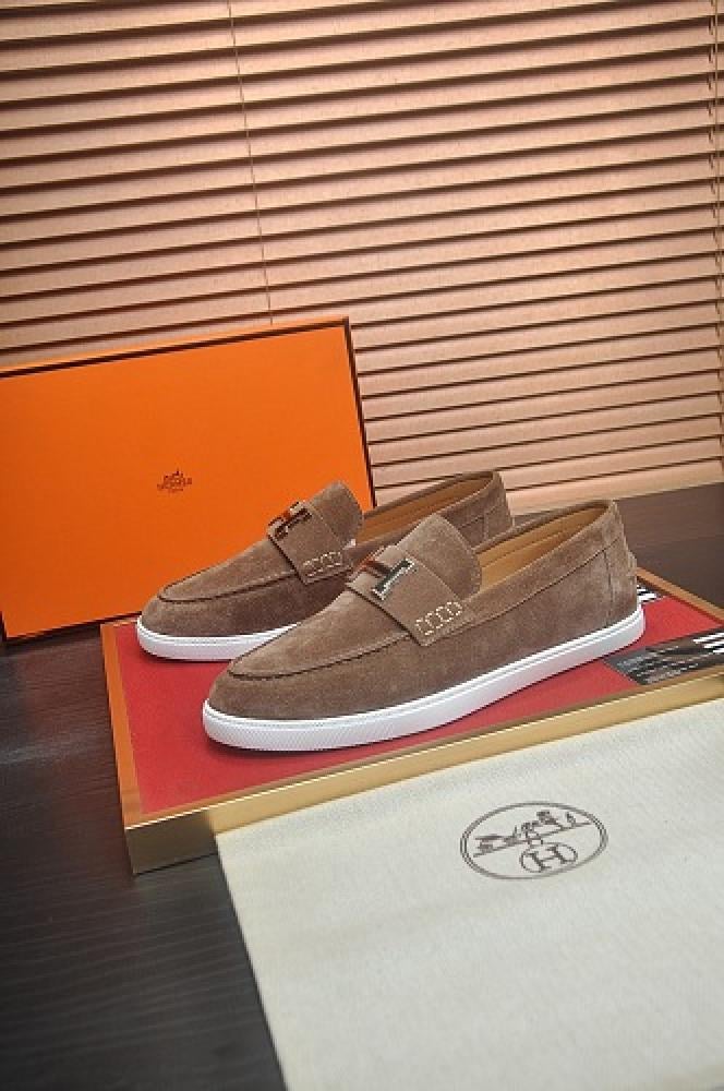 حذاء هيرمس Hermès Suede Loafer