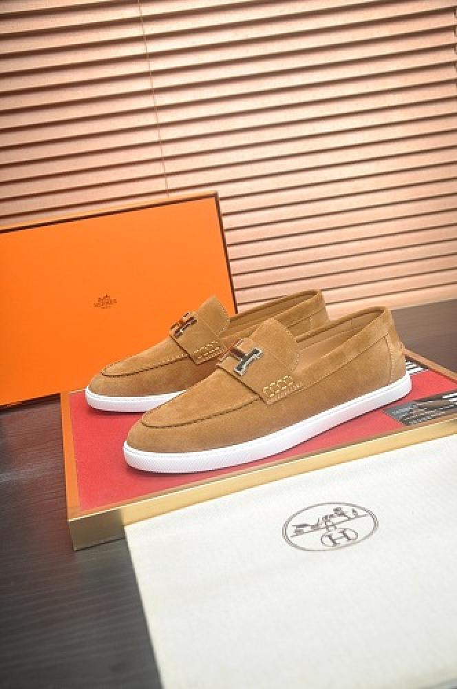 حذاء هيرمس Hermès Suede Loafer