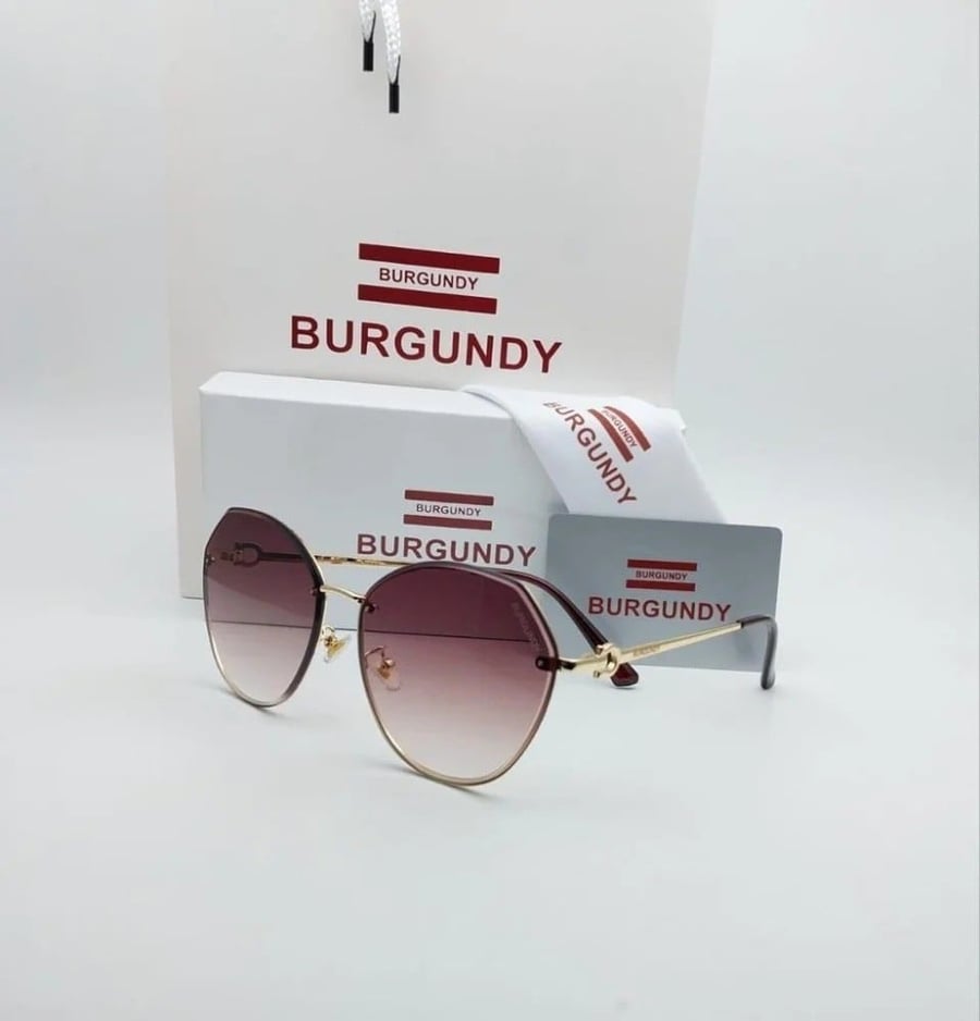 Burgundy glasses