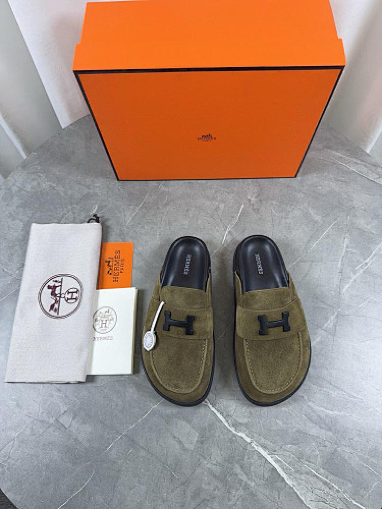 نعال هيرمس Hermès Chypre Suede