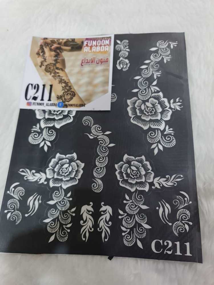 Henna Stickers For Hands C211