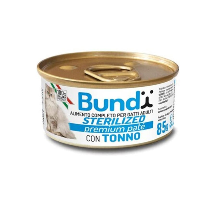 Bundy Canned Wet Food with Tuna for Sterilized Cats 85g