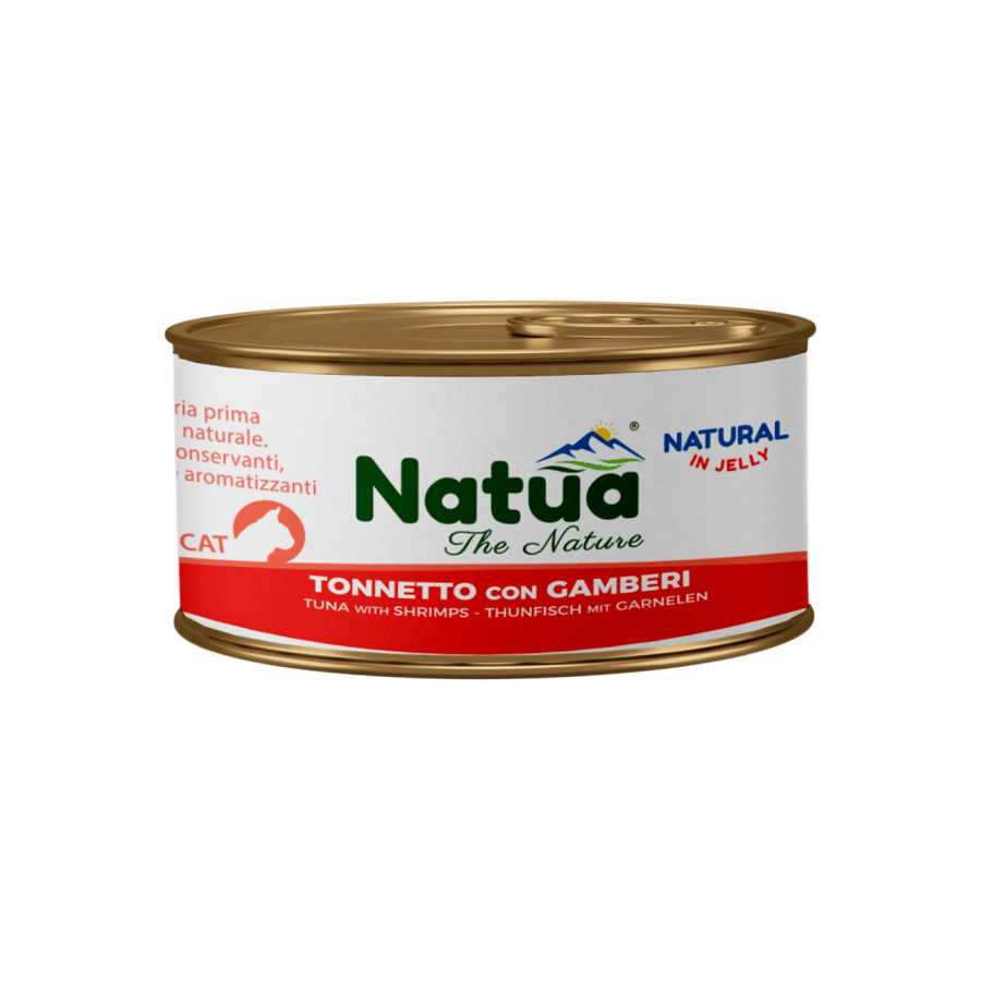 فيليه التونا مع الروبيان بالجيلي للقطط معلبات 150g ناتوا