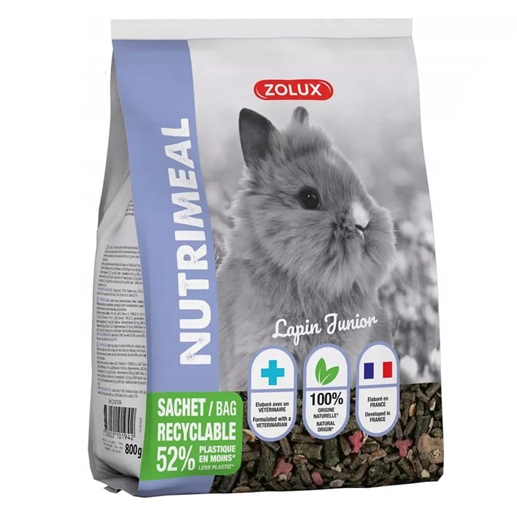 Zolux Nutrimel Compound Food for Young Rabbits 800g