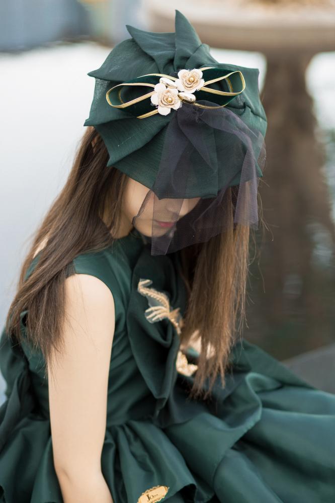 Children's olive dress