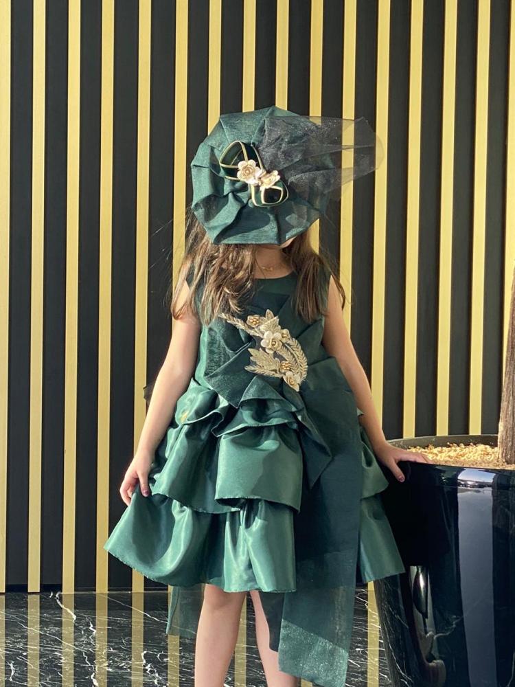 Children's olive dress