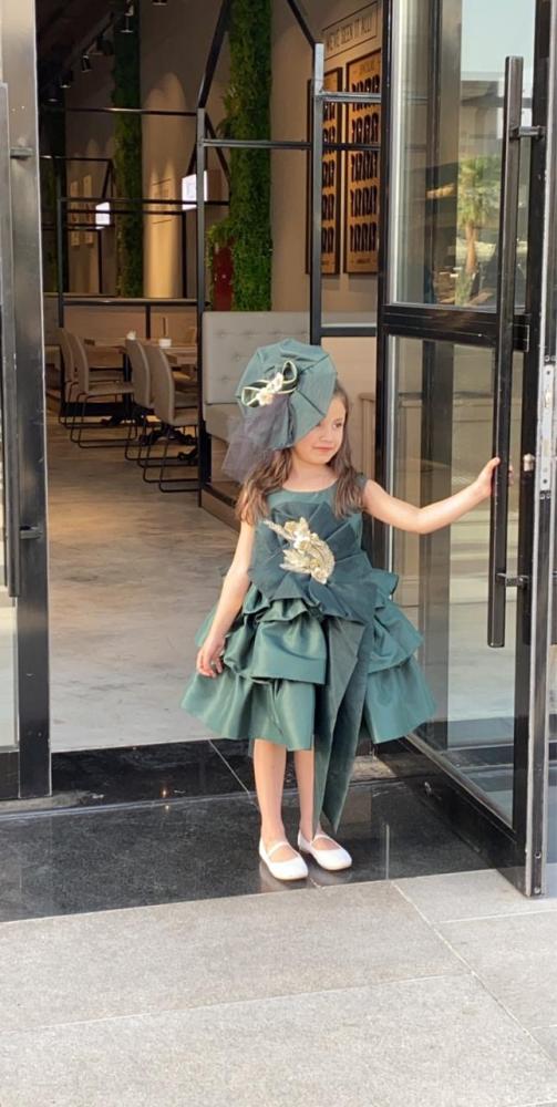 Children's olive dress