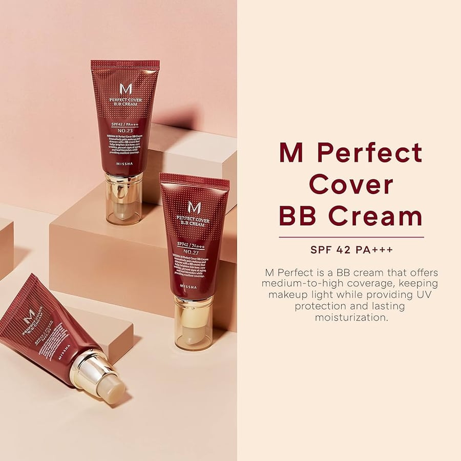 بي بي كريم اساس ميشا بيرفكت مع حماية من الشمس SPF42