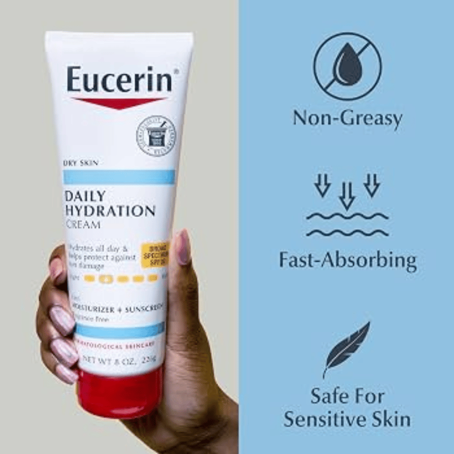 كريم يوسيرين للترطيب اليومي مع حماية SPF 30 خالي من العطور 226 جرام