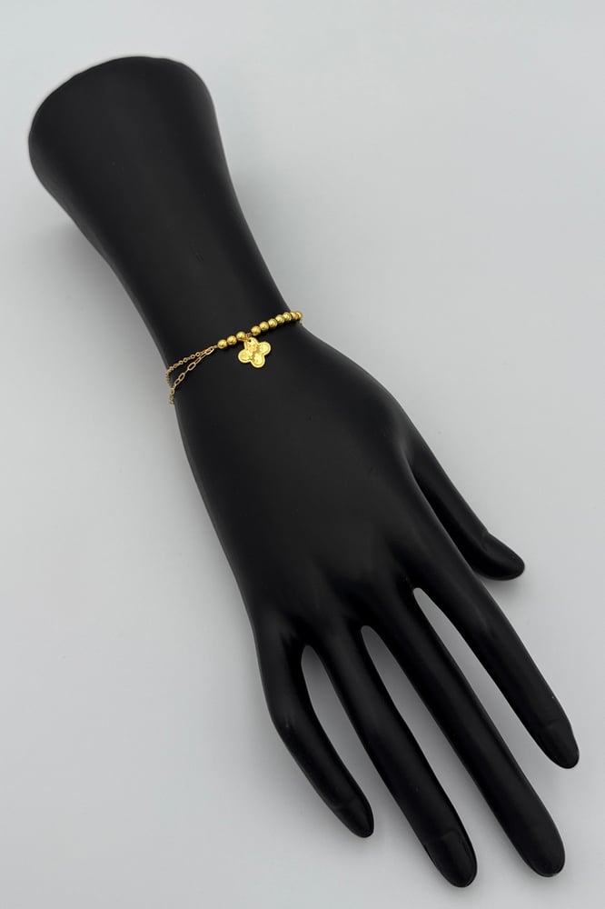 أسورة "البرسيم الأيقوني" (Van Cleef Style) - عيار 21K