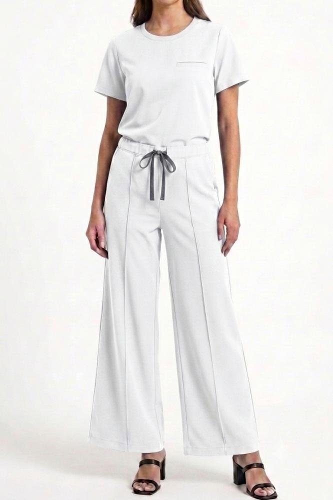 طقم سكراب ب قصه دائريه لون ابيض | white