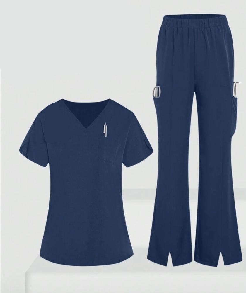 طقم سكراب لون كحلي - Navy