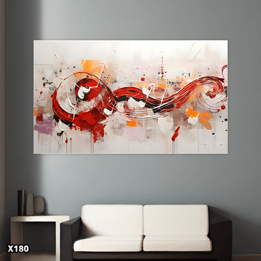 لوحة كانفس رسم التجريدي