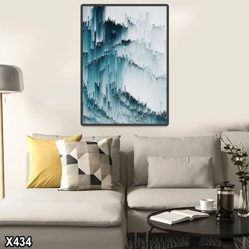 لوحة كانفس رسم تجريدي
