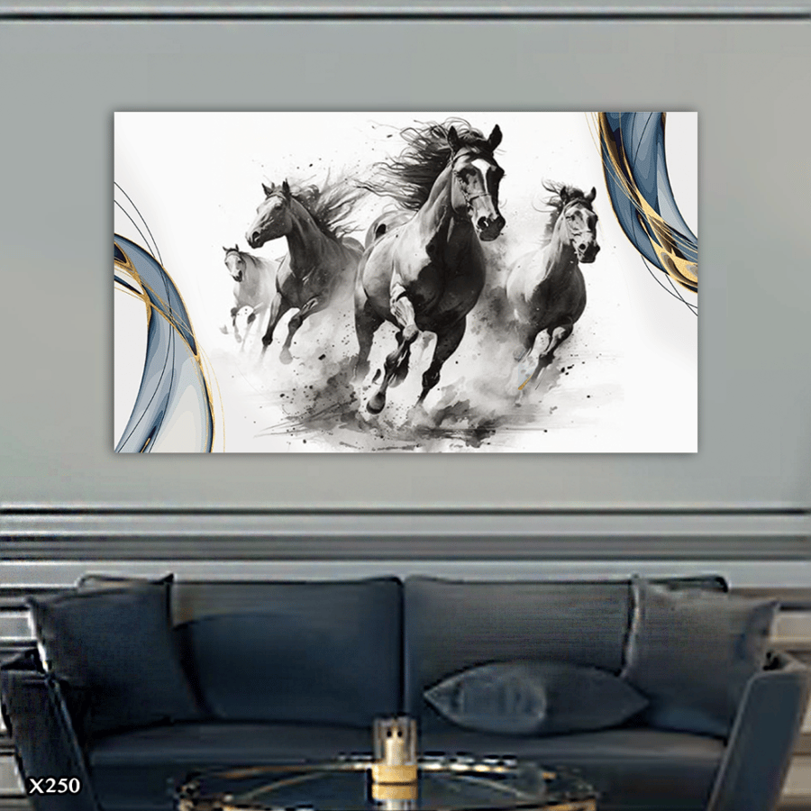 لوحة كانفس بالرسم التجريدي