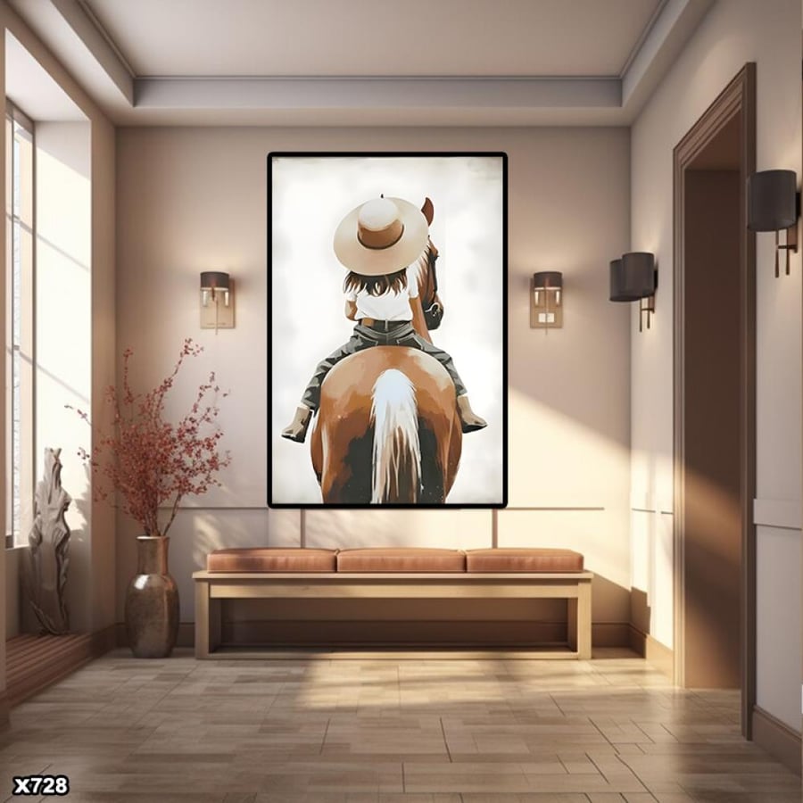 لوحة كانفس خيل