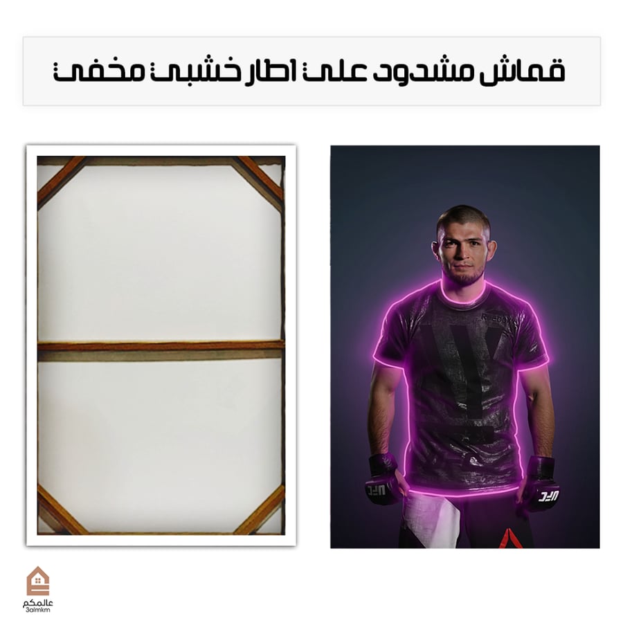 لوحة كانفس حبيب UFC
