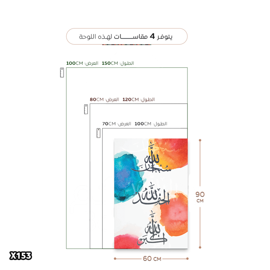 لوحة كانفس اسلامية