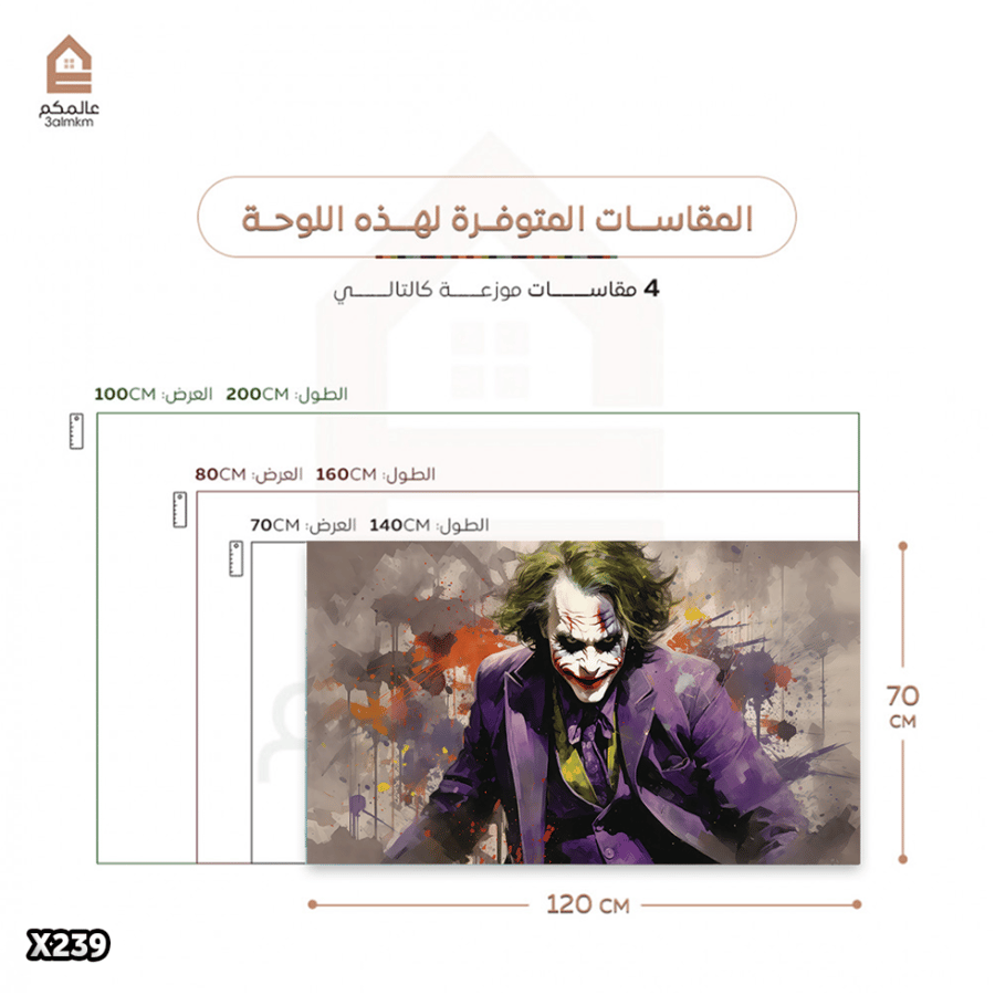 لوحة كانفس الجوكر