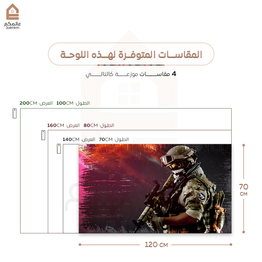 لوحة كانفاس كول اوف دوتي