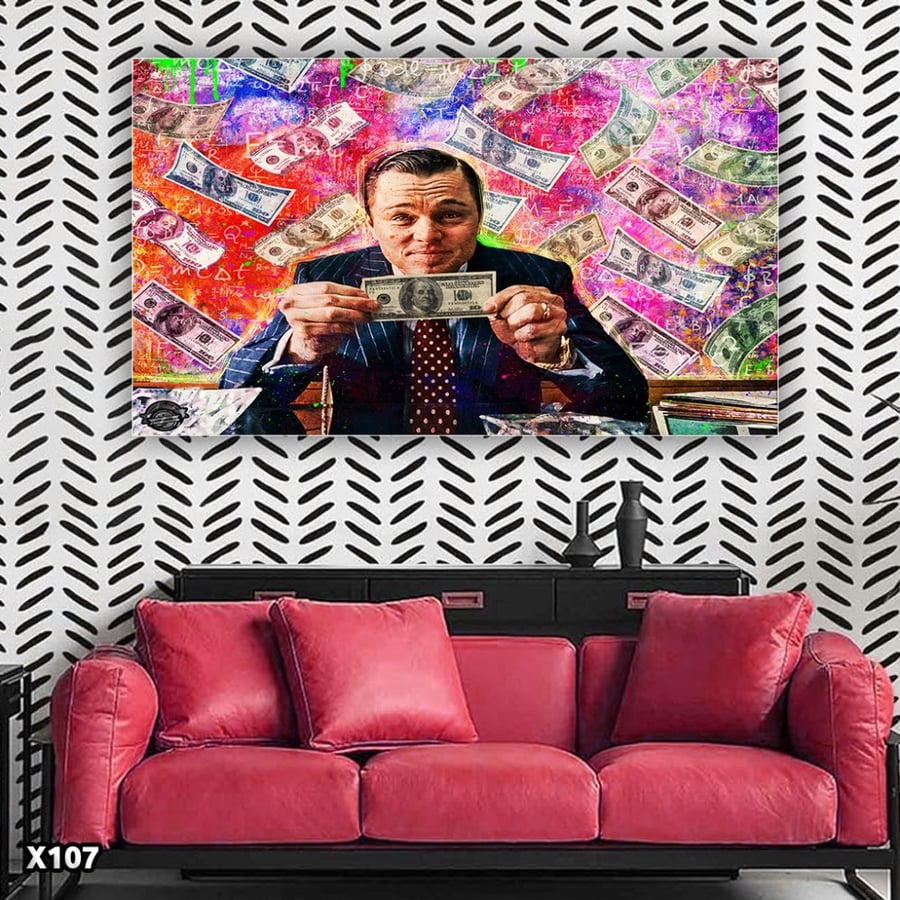 لوحة كانفاس Wolf of wall street