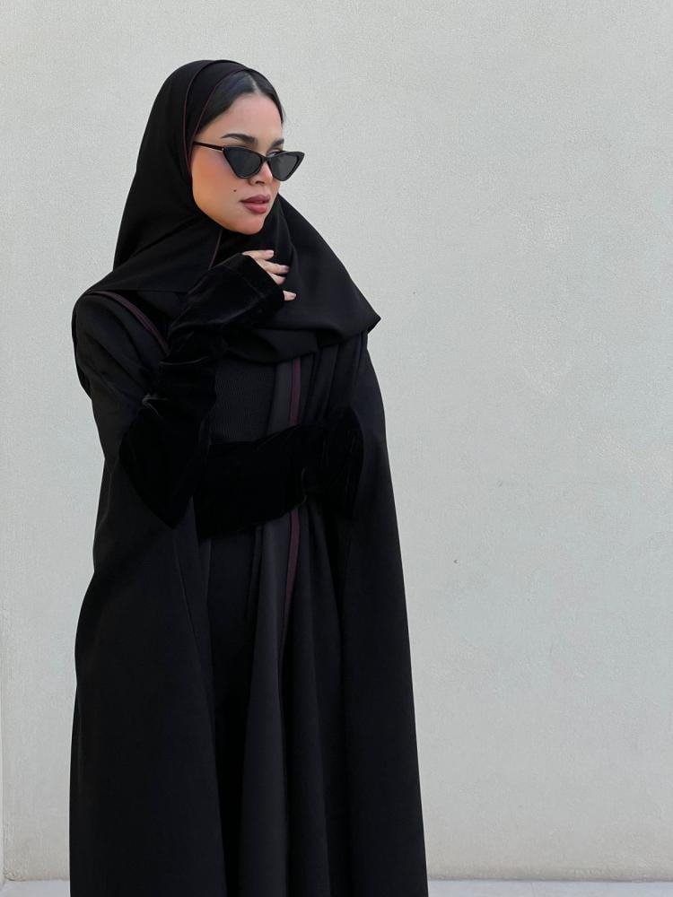 عباية كيب ( هاري بوتر ) شامواه مع مخمل بالاكمام وهودي