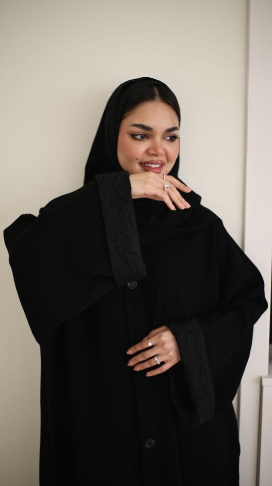 Abaya (Zahraa) Royal Free Size with Buttons