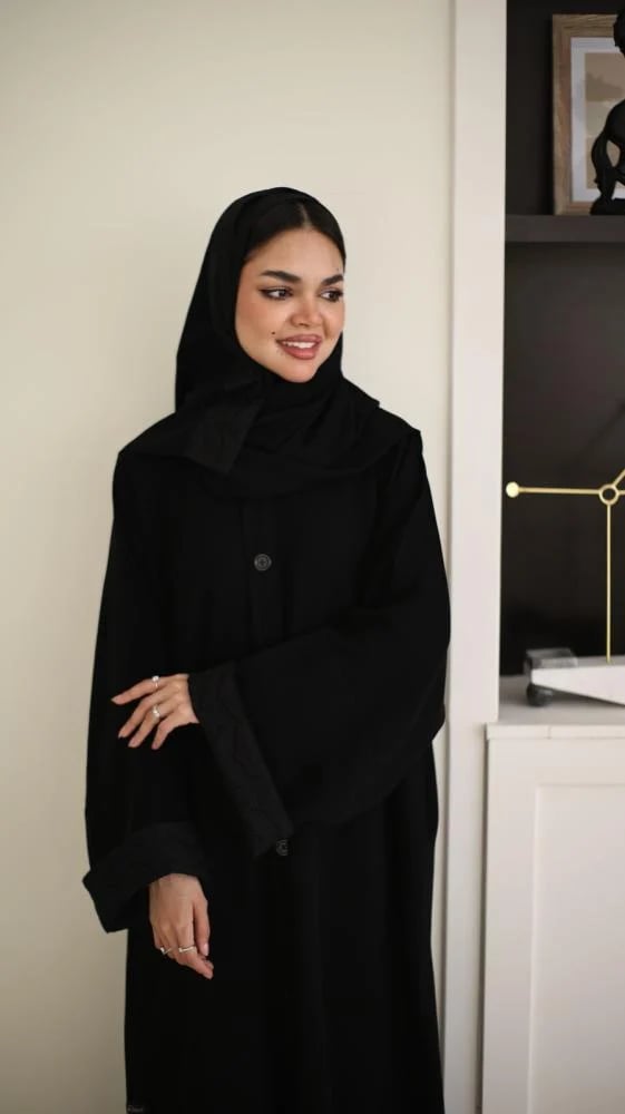 Abaya (Zahraa) Royal Free Size with Buttons