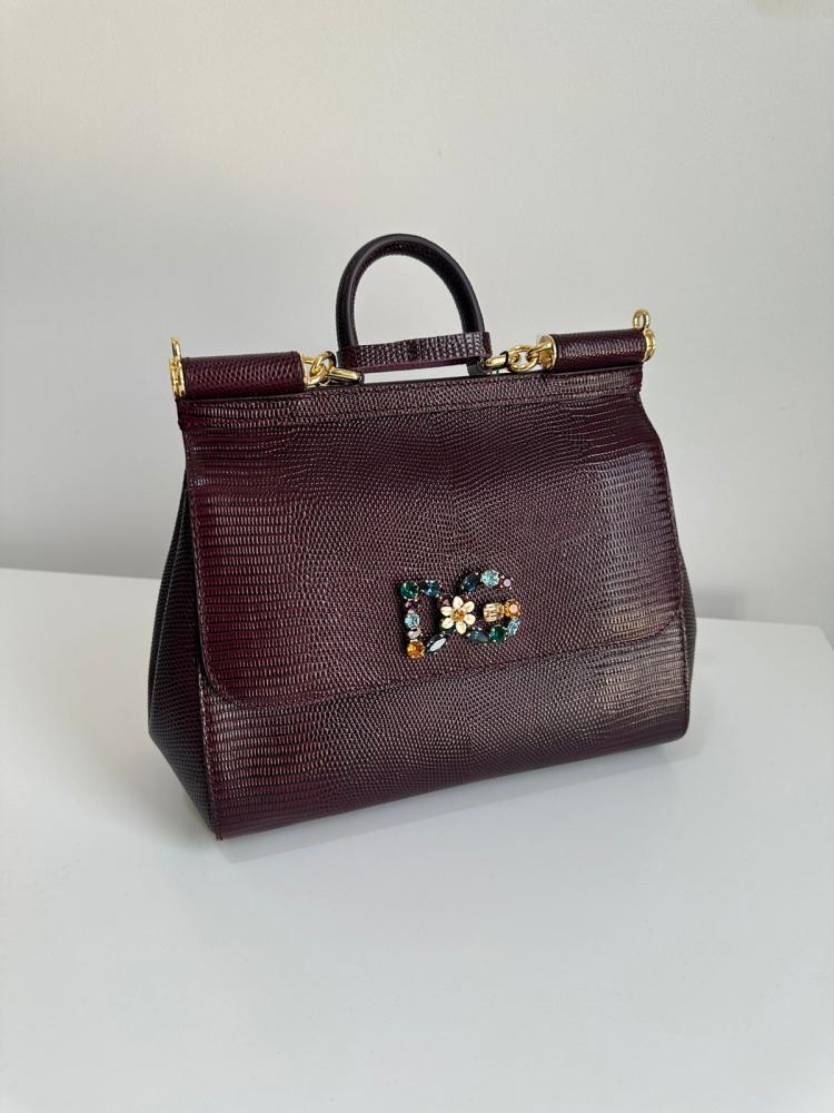 دولتشي اند قابانا | Medium Sicily Top-Handle Bag