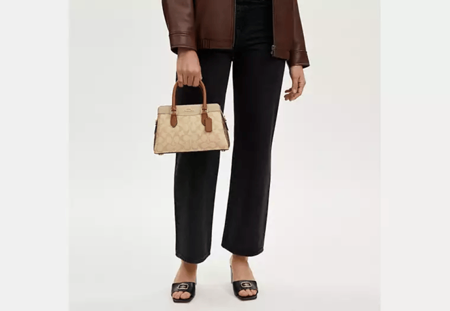 كوتش |  Mini Darcie Carryall In Signature Canvas