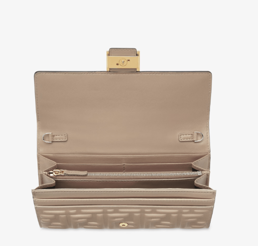 فندي | Baguette Continental Wallet With Chain