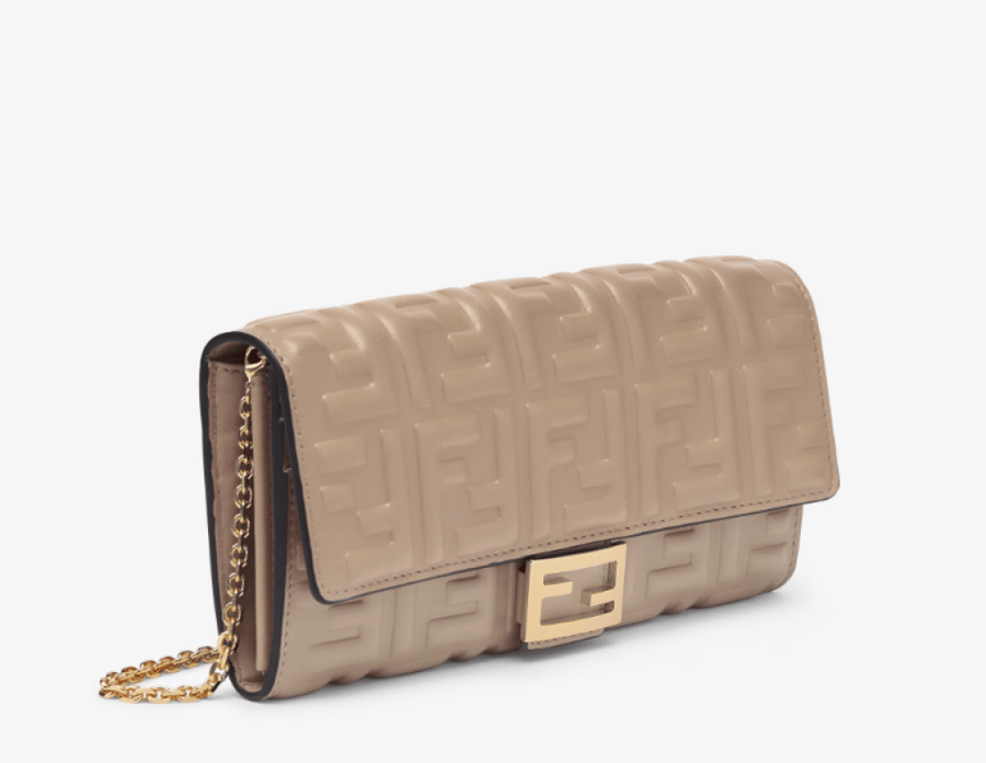 فندي | Baguette Continental Wallet With Chain
