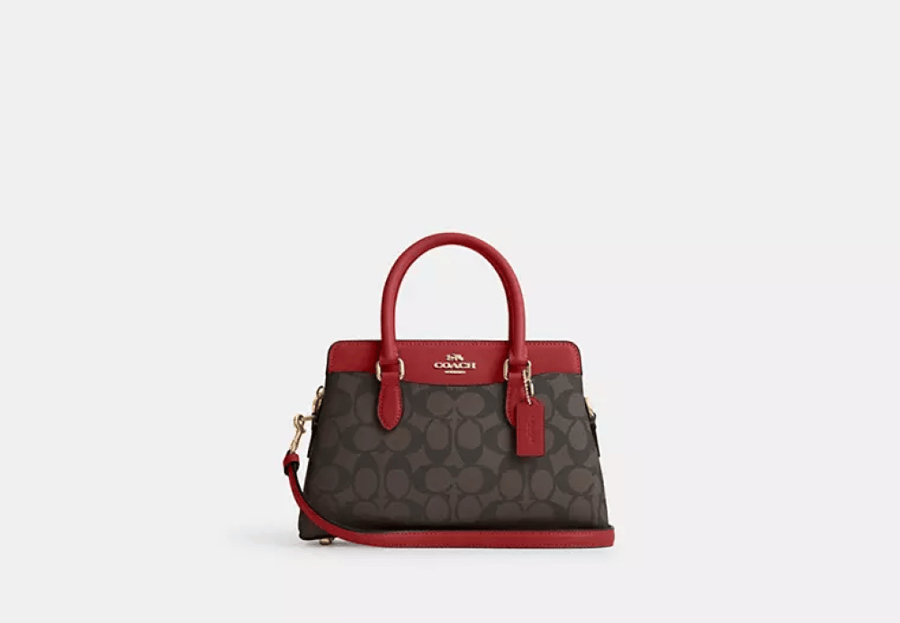 كوتش |  Mini Darcie Carryall In Signature Canvas