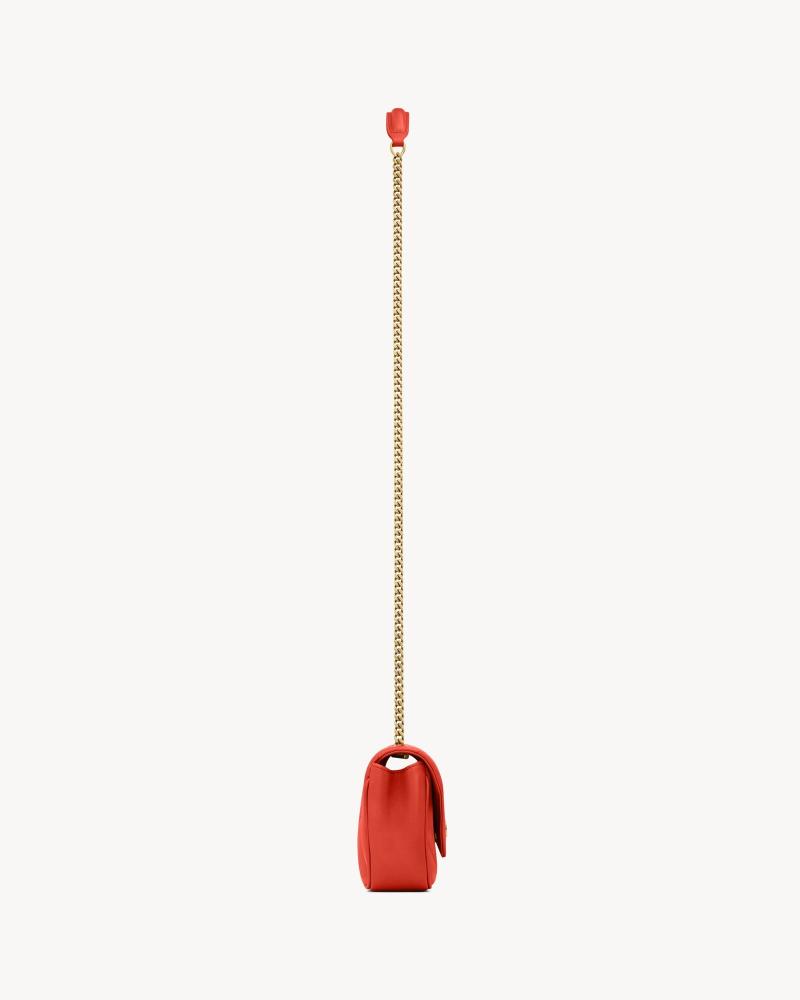 borsa loulou mini in pelle di agnello CELOSIA ORANGE