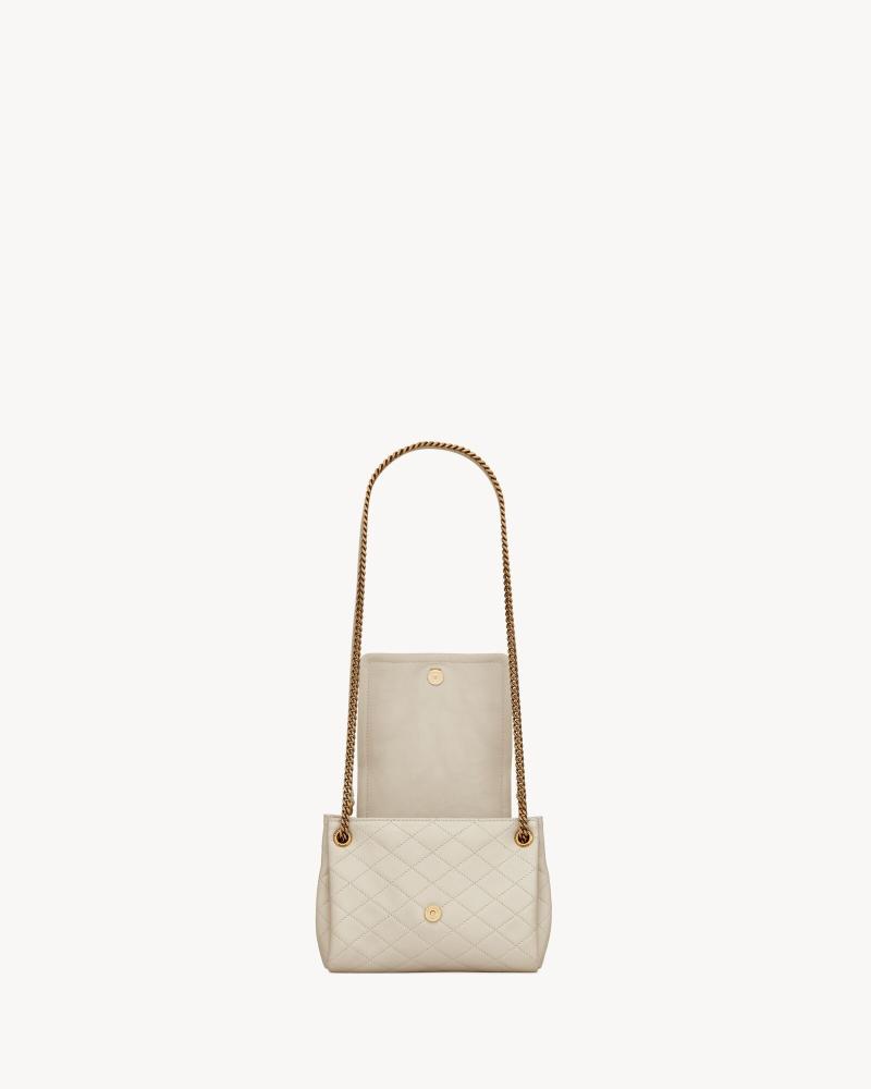 mini nolita in pelle di agnello BLANC VINTAGE