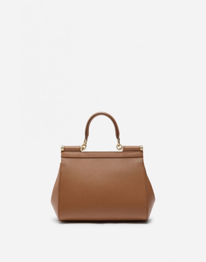 دولتشي اند قابانا | Small Sicily bag in dauphine calfskin