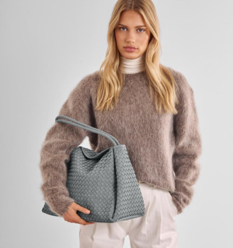Nova Hand Woven Suedette Large Shoulder