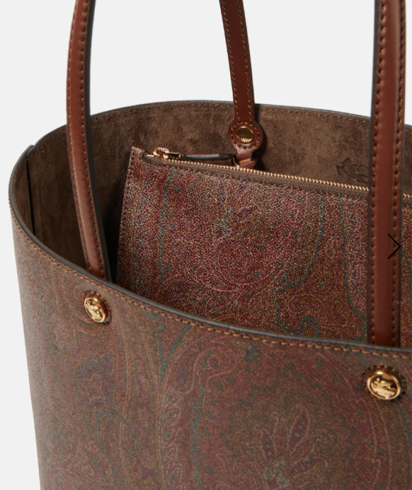 Etro Essential Medium leather tote bag