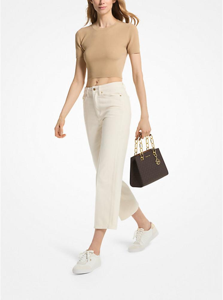 مايكل كورس | Cynthia Small Signature Logo Satchel