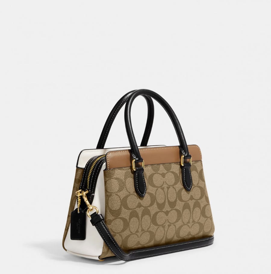 كوتش |  Mini Darcie Carryall In Signature Canvas